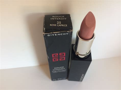 givenchy rose caprice|Givenchy Rouge Interdit Satin Lipstick 25 Rose Caprice 3.5g NIB!..